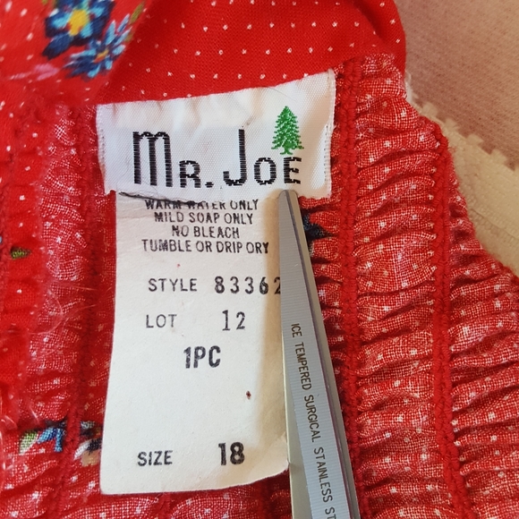 Vintage 1970's 1980's Cotton Floral Polka Dot Sundress - Picture 3 of 8